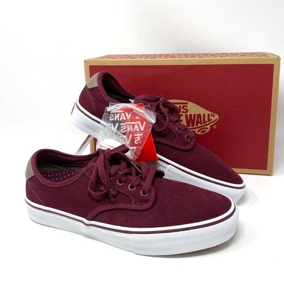 💖MEGA SALE💖Vans Chima Ferguson Port Wine Red Canvas Women's 9 VN0A38CF0QS - Picture 9 of 11